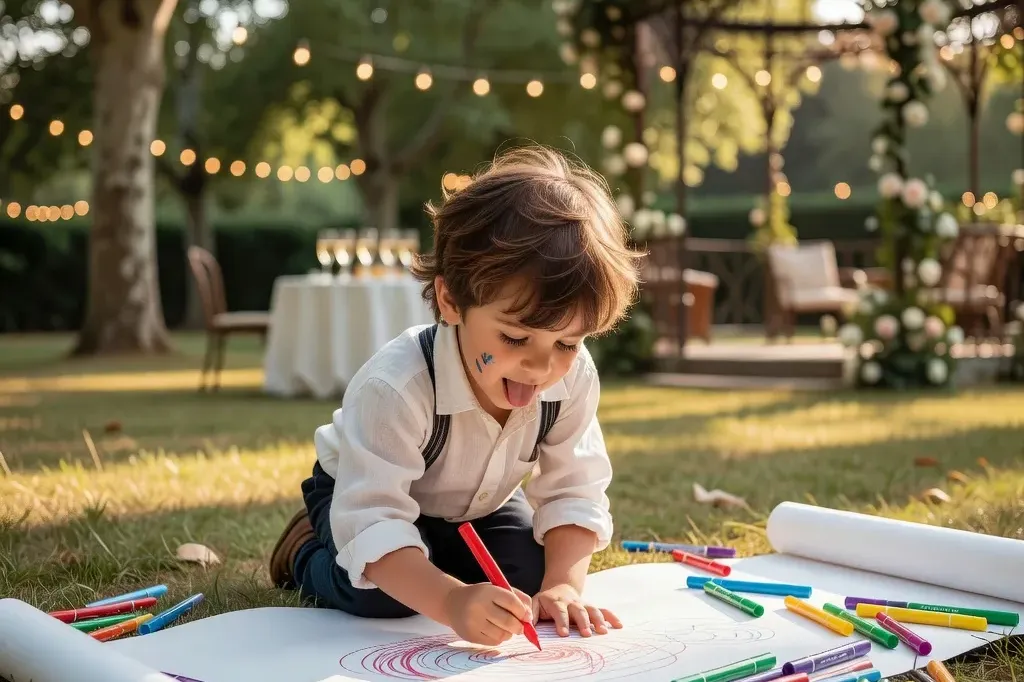 Animation dédiée aux enfants au mariage