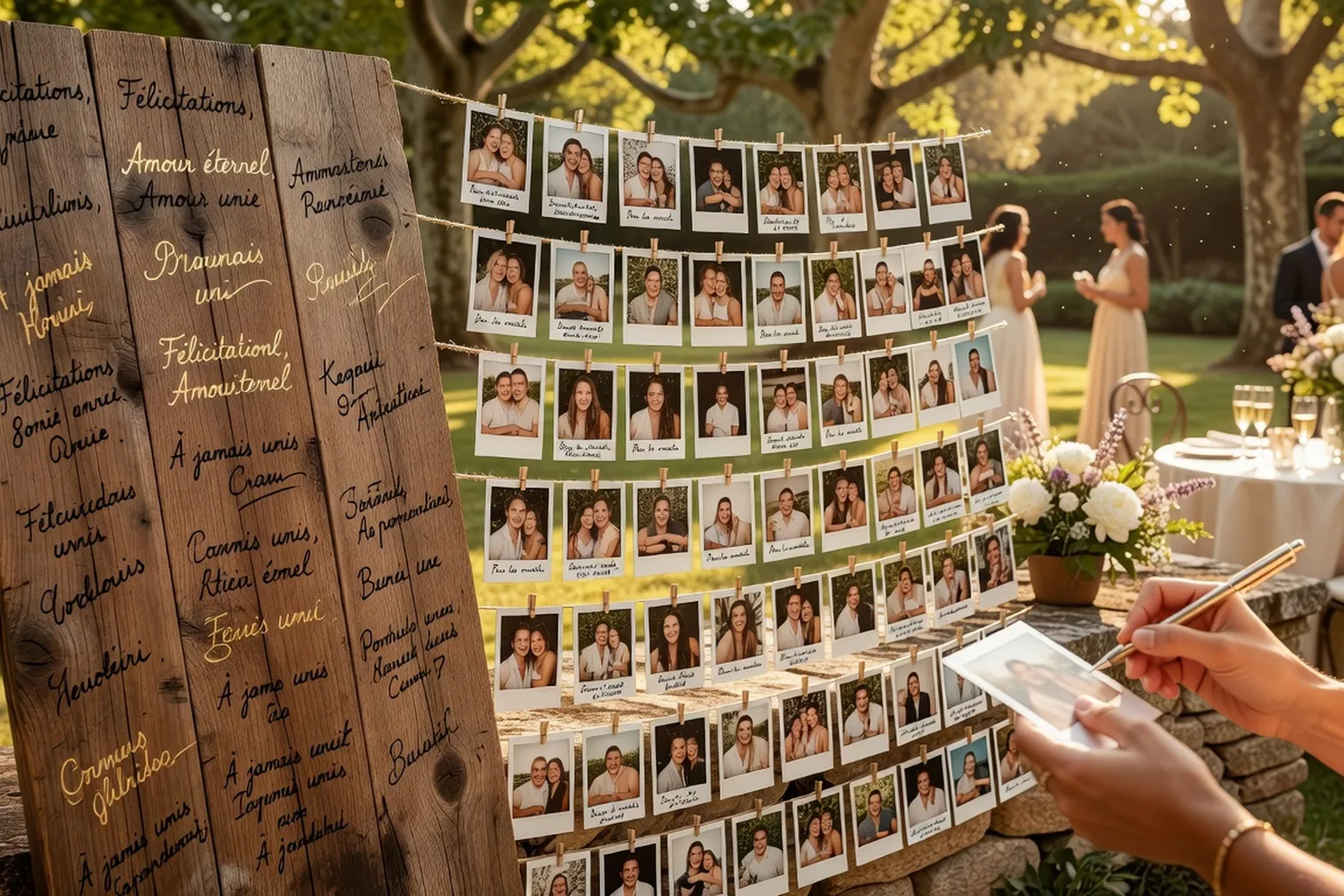 10 alternatives originales au livre d'or de mariage