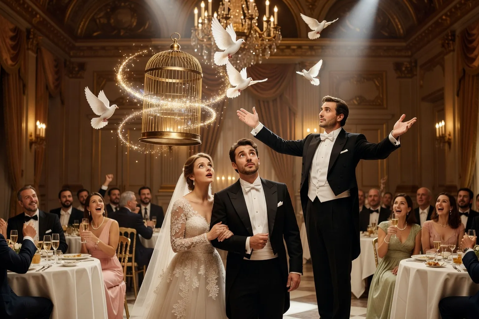 Spectacles de magie mariage 2026 : féerie et surprises